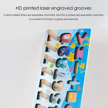 Wooden 4 in 1 multifunctional fishing game logarithmic board UK